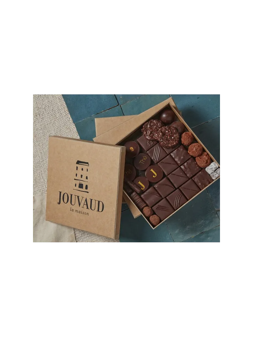 le ballotin de chocolats noirs 300gr