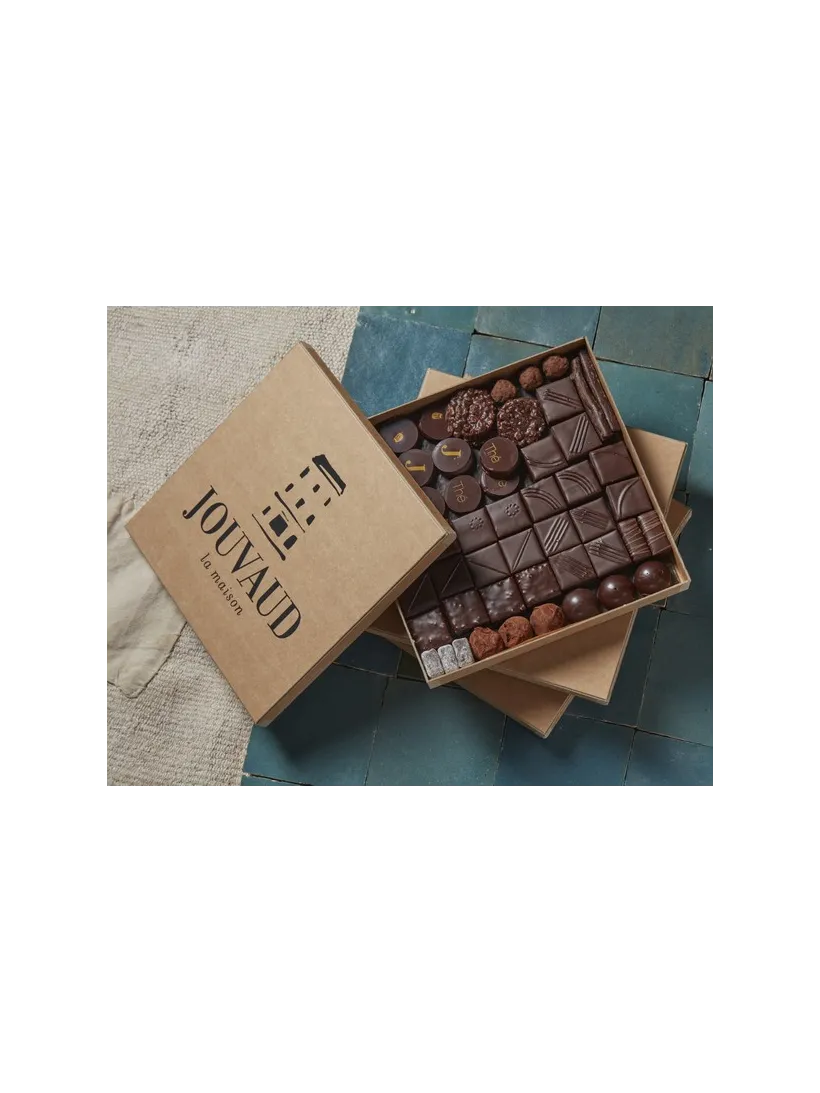 le ballotin de chocolats noirs 500gr