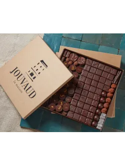 le ballotin de chocolats noirs 1kg