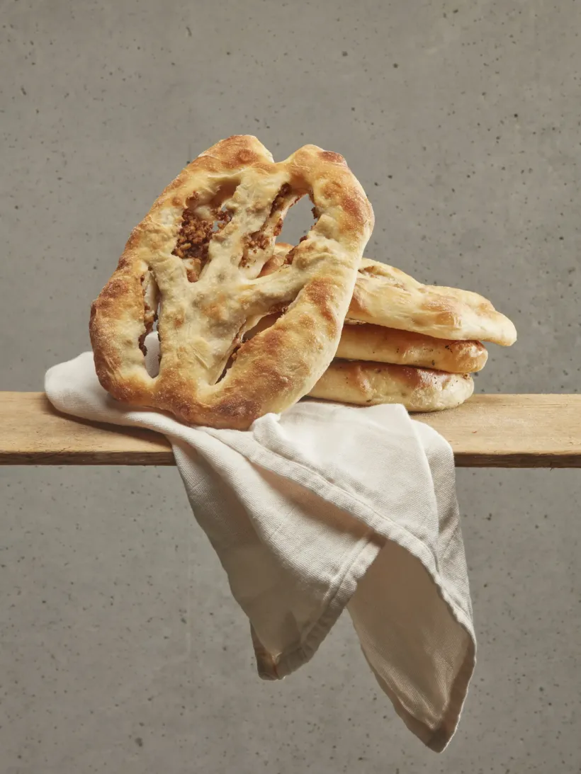 Fougasse aux gratelons Fougasse aux gratelons