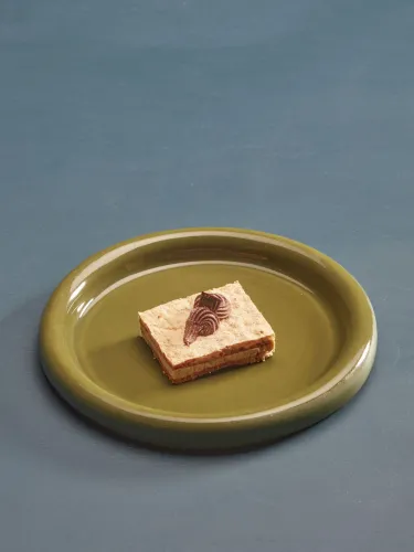 Carré rond noisette