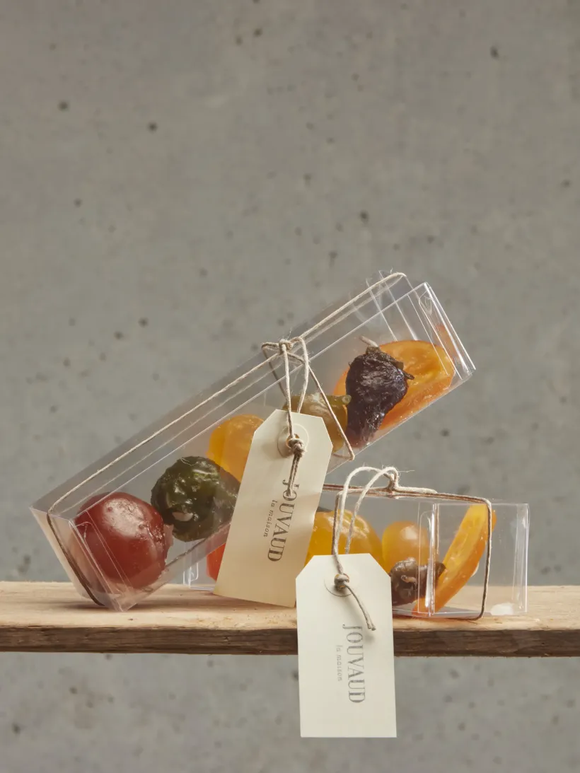 Les fruits confits assortis Les fruits confits assortis